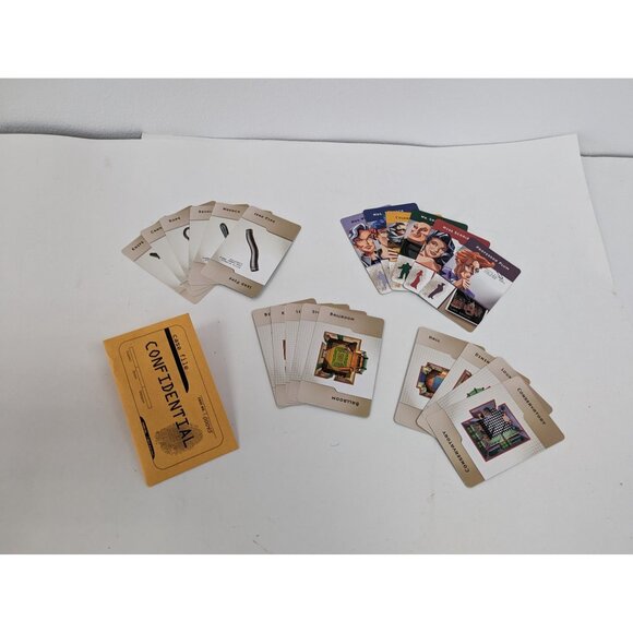 2005 Clue Board Game Replacement Parts Cards Weapons Suspects Rooms - Picture 1 of 7
